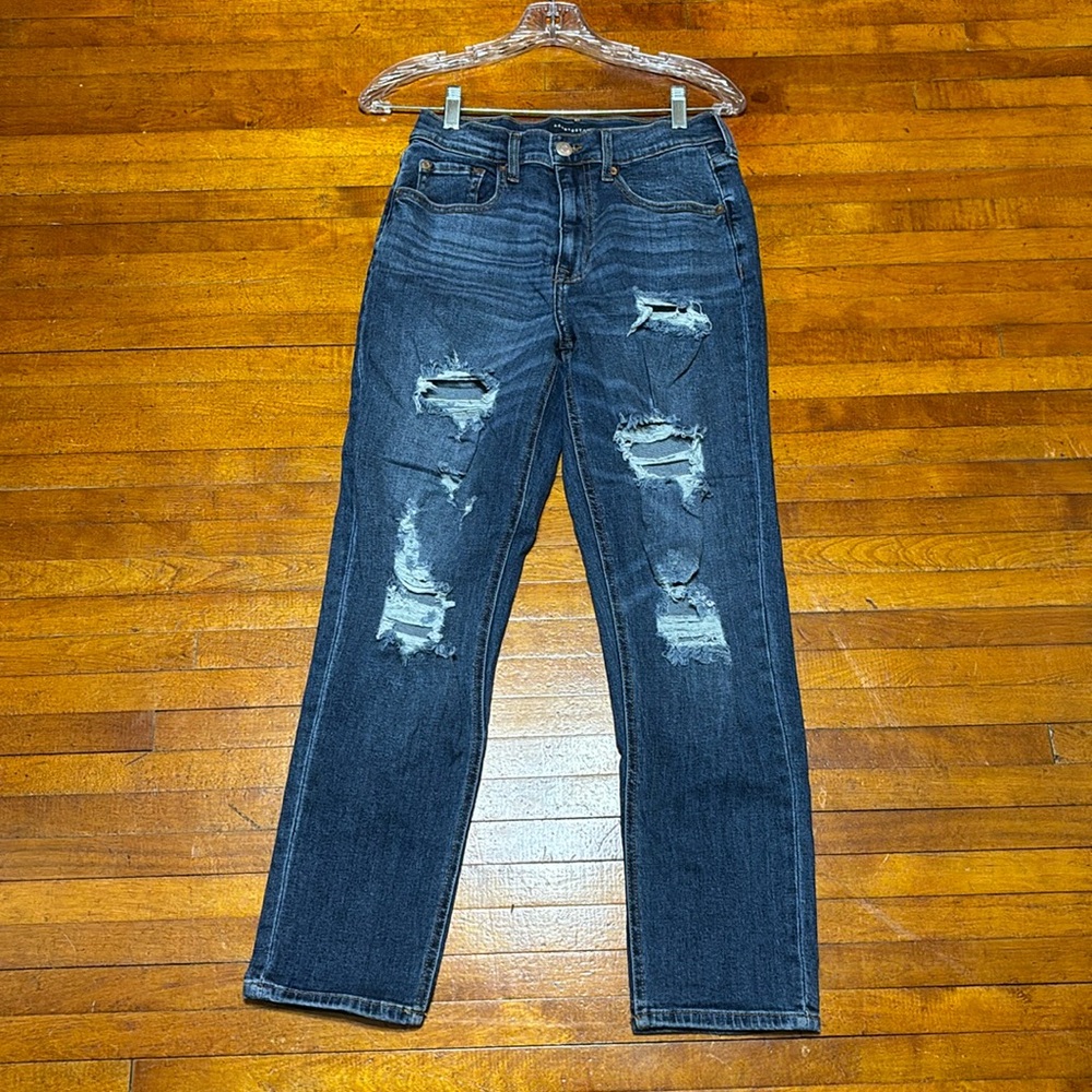 Aeropostale High-Rise Stretch Mom Jeans